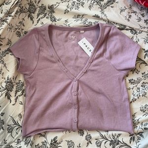 PacSun Lavender Crop Top